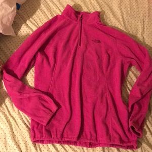 Pink north face jacket